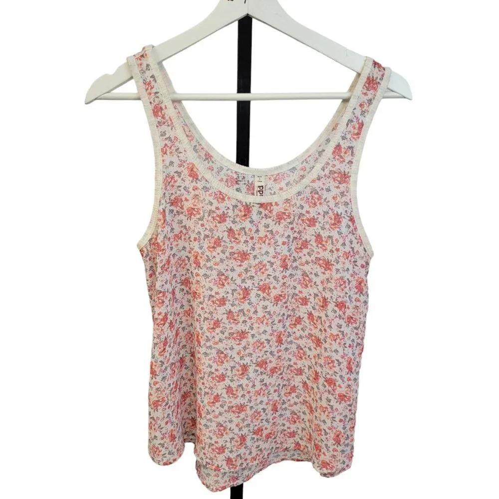 Mudd  Light Flowy Floral Tank